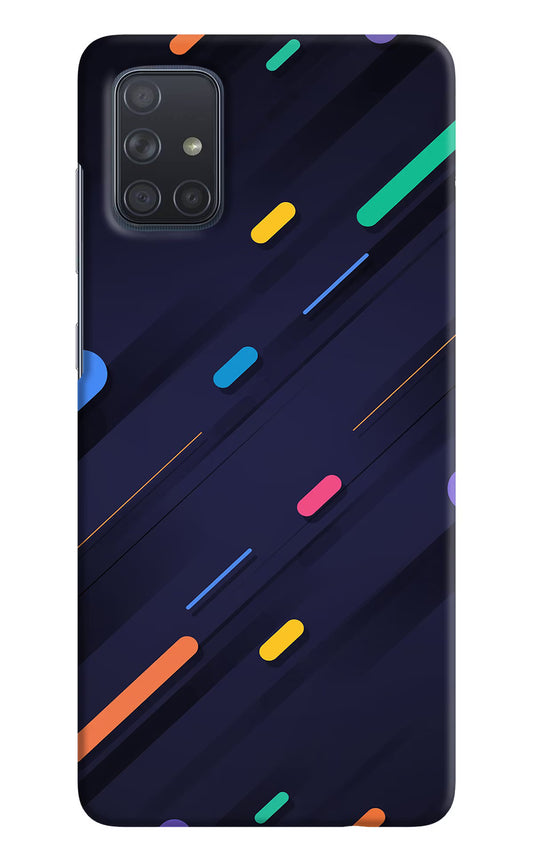 Abstract Design Samsung A71 Hard Case Back Cover by Casekaro