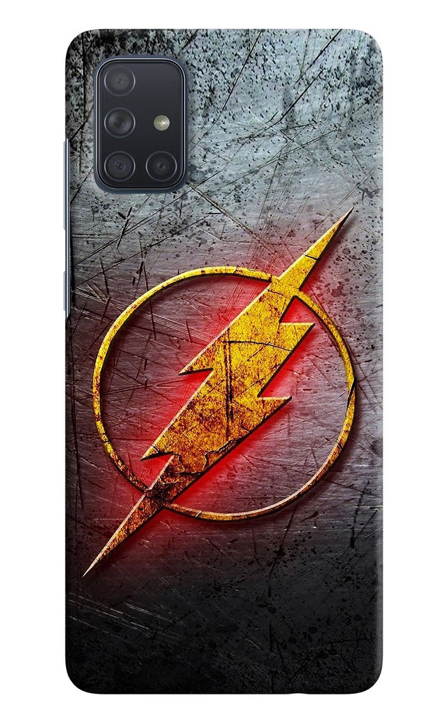 Flash Samsung A71 Hard Case Back Cover by Casekaro