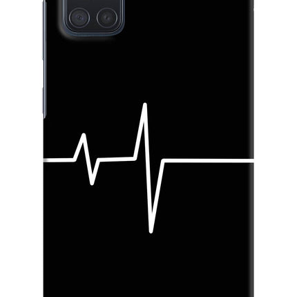 Heart Beats Samsung A71 Hard Case Back Cover by Casekaro