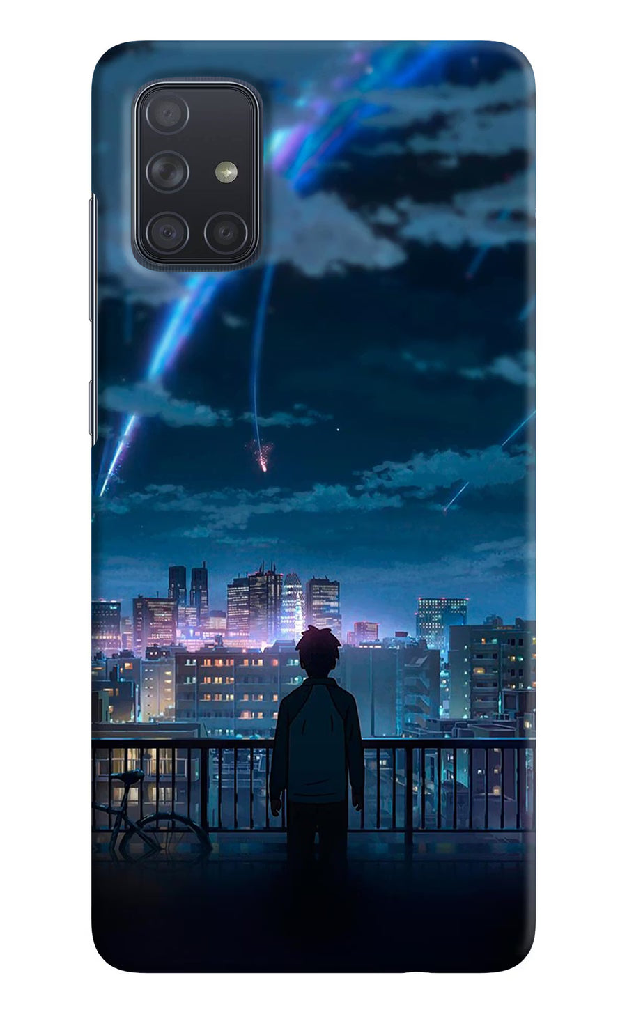 Anime Samsung A71 Back Cover, Hard case