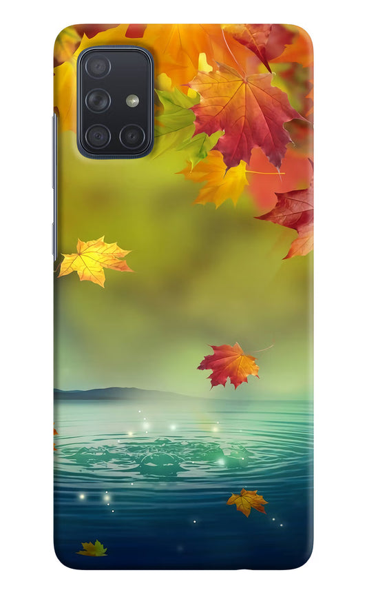 Flowers Samsung A71 Hard Case Back Cover by Casekaro