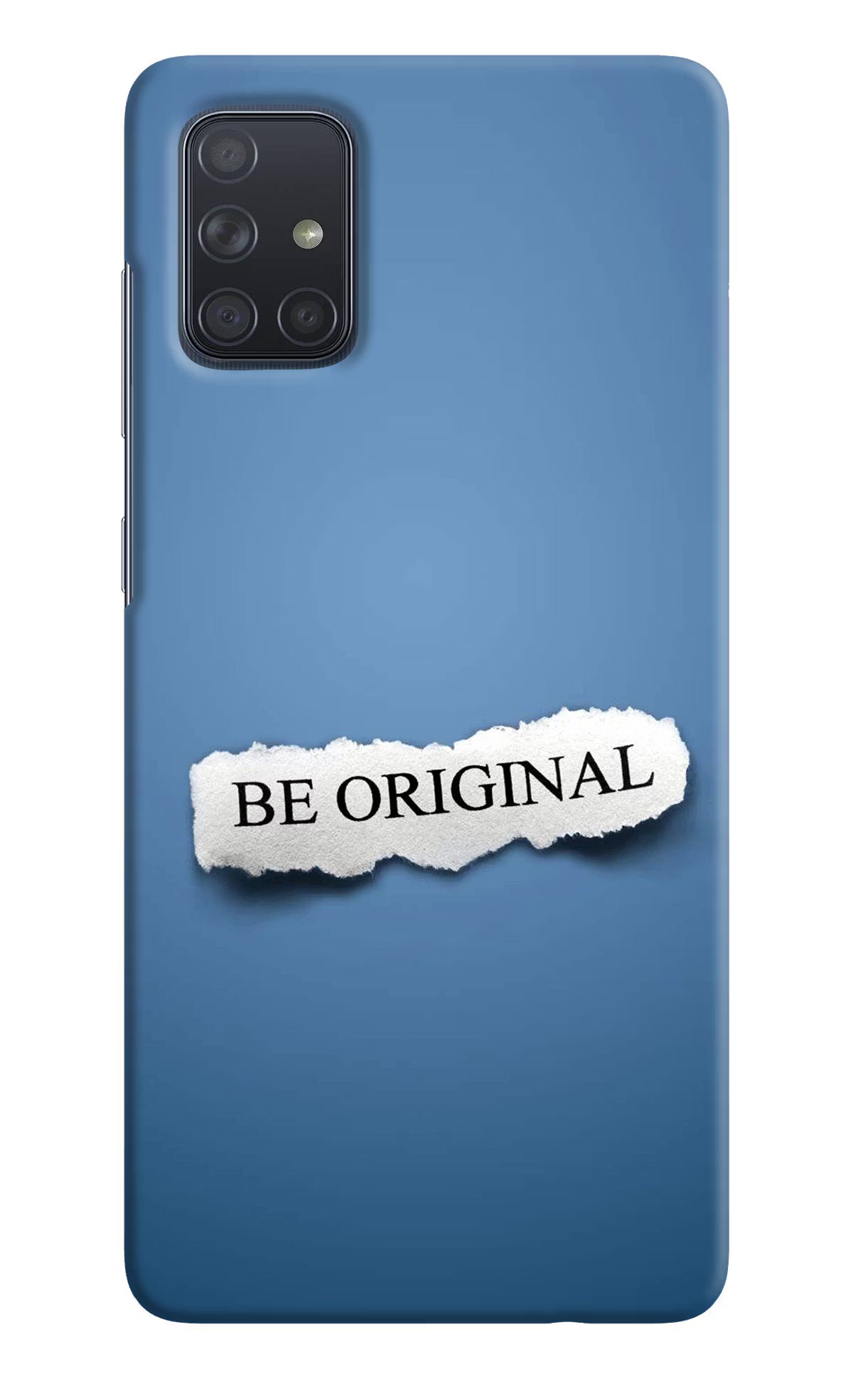 Be Original Samsung A71 Hard Case Back Cover by Casekaro