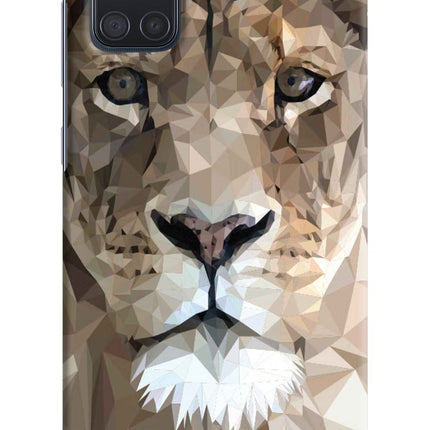 Lion Art Samsung A71 Hard Case Back Cover by Casekaro