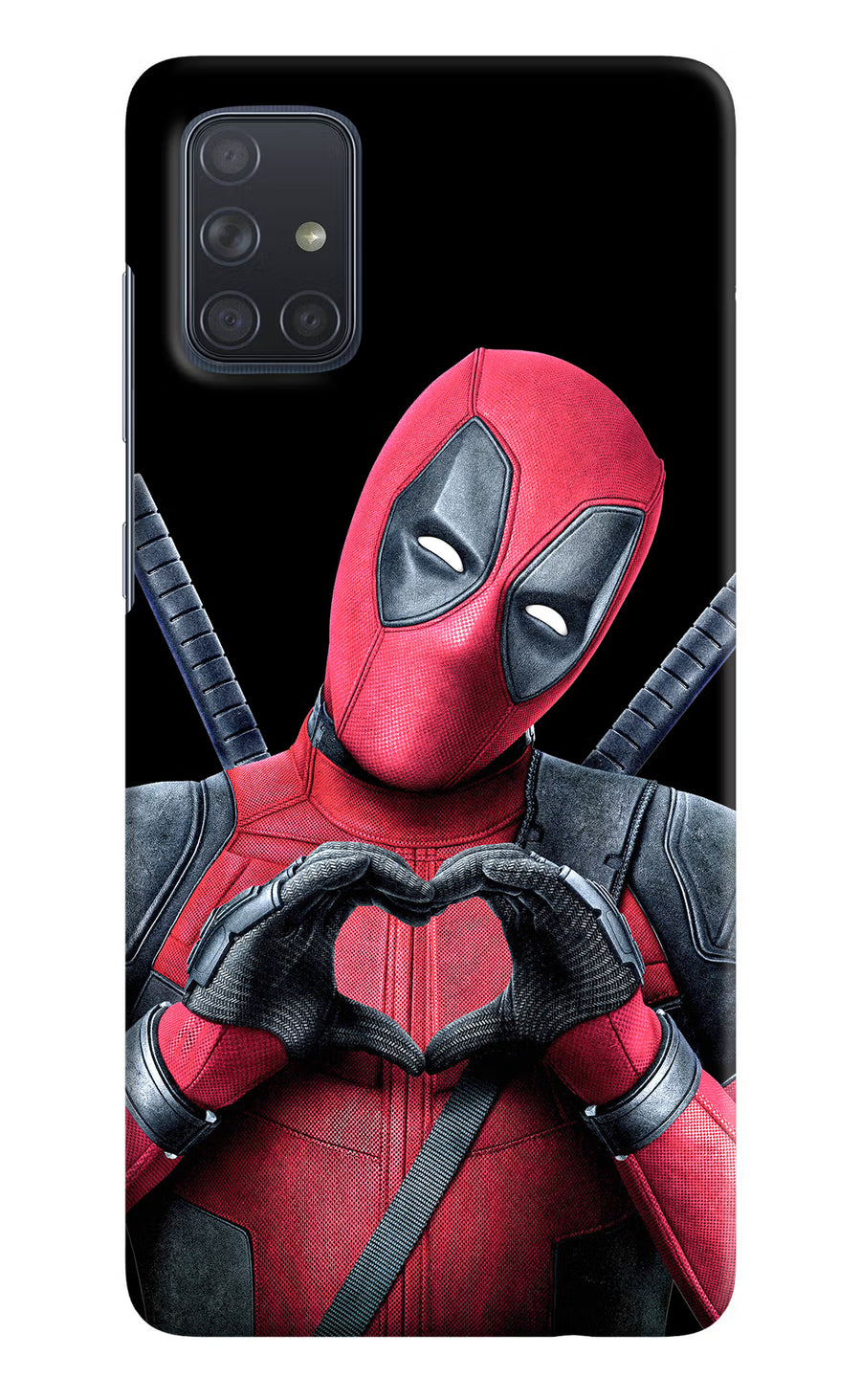 Deadpool Samsung A71 Back Cover, Hard case