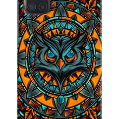 Angry Owl Art Samsung A71 Hard Case Back Cover by Casekaro