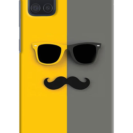 Sunglasses with Mustache Samsung A71 Hard Case Back Cover by Casekaro