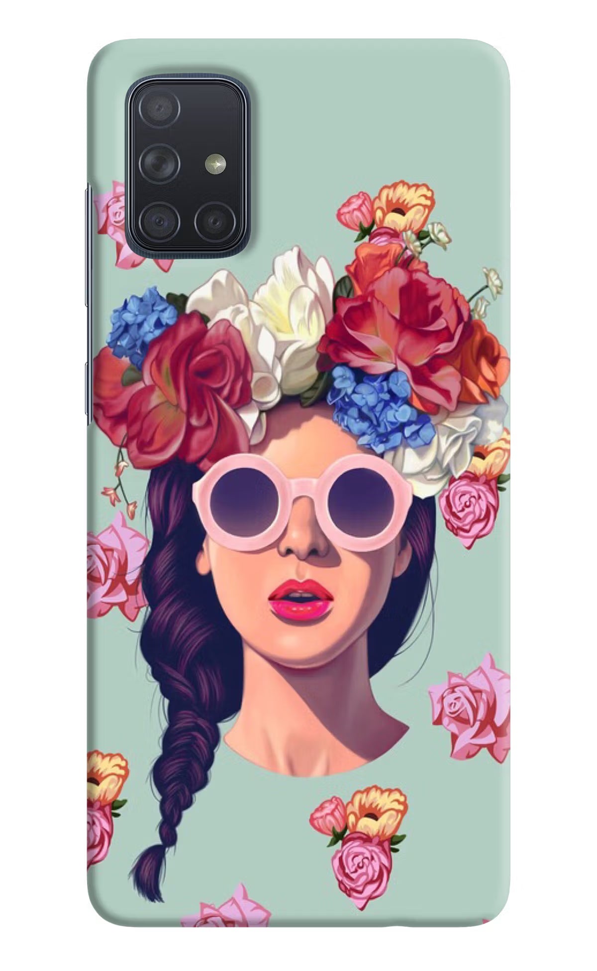 Pretty Girl Samsung A71 Hard Case Back Cover by Casekaro