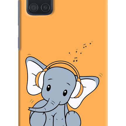 High On Music Samsung A71 Hard Case Back Cover by Casekaro