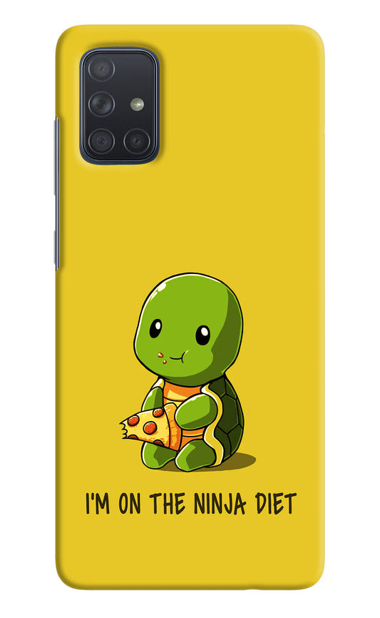 I'm on Ninja Diet Samsung A71 Hard Case Back Cover by Casekaro