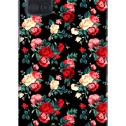 Rose Pattern Samsung A71 Hard Case Back Cover by Casekaro