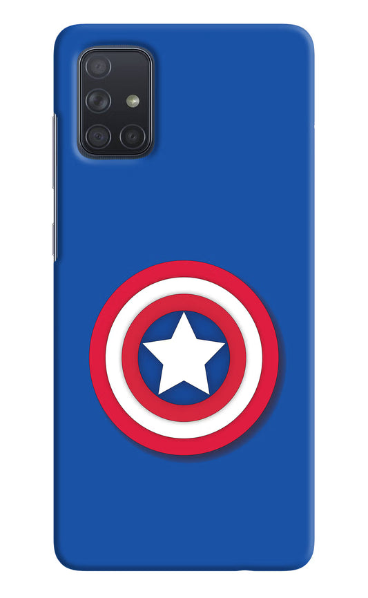 Shield Samsung A71 Hard Case Back Cover by Casekaro