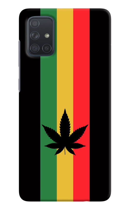 Weed Flag Samsung A71 Hard Case Back Cover by Casekaro