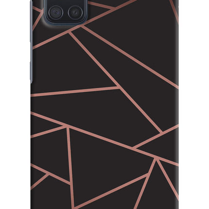 Geometric Pattern Samsung A71 Hard Case Back Cover by Casekaro