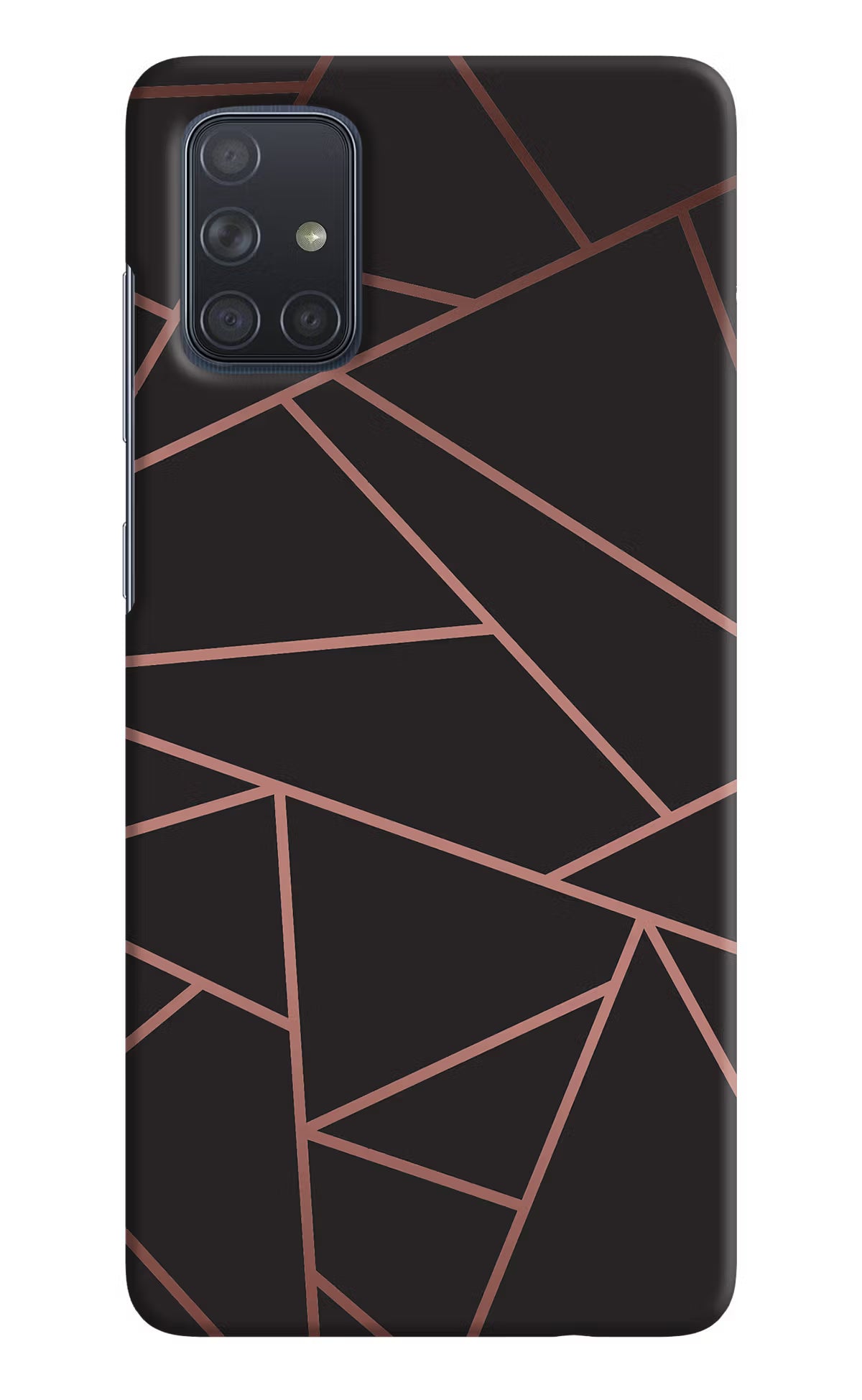 Geometric Pattern Samsung A71 Hard Case Back Cover by Casekaro