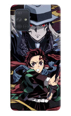 Demon Slayer Samsung A71 Hard Case Back Cover by Casekaro