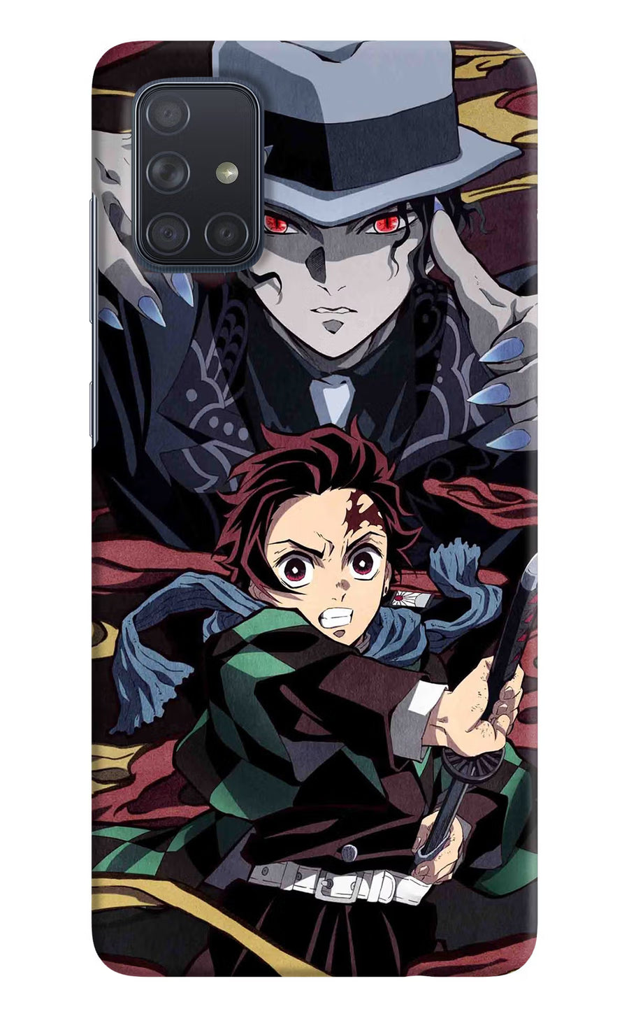 Demon Slayer Samsung A71 Back Cover, Hard case
