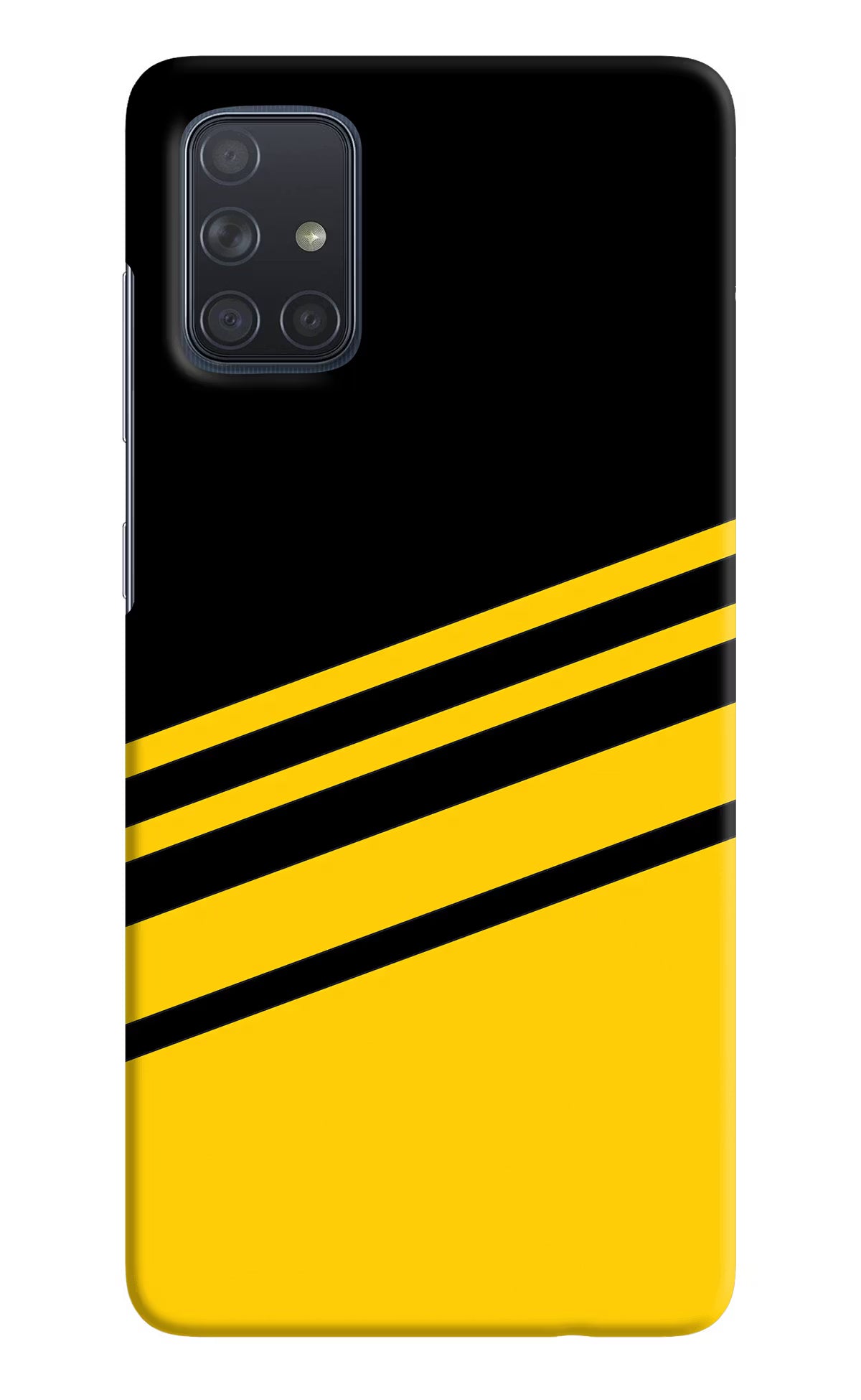 Yellow Shades Samsung A71 Hard Case Back Cover by Casekaro