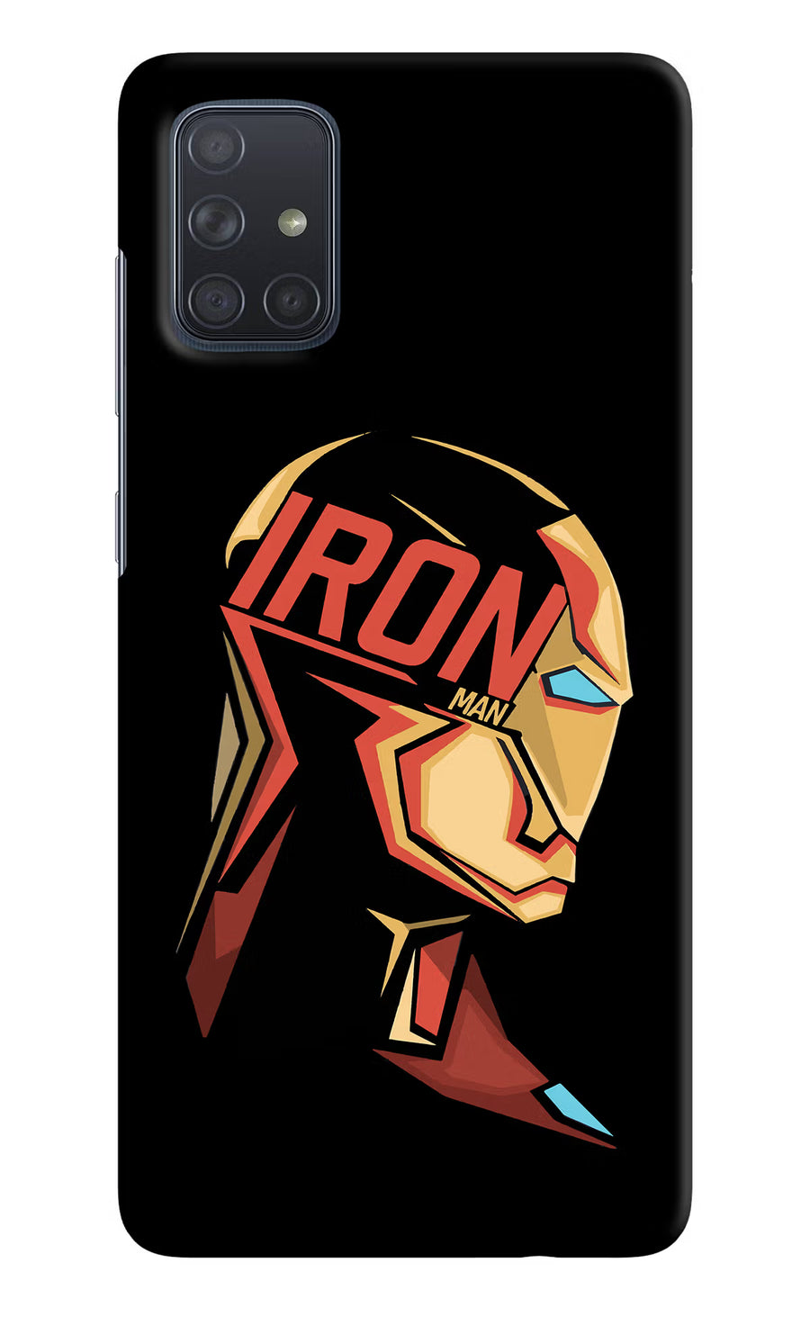 IronMan Samsung A71 Back Cover, Hard case