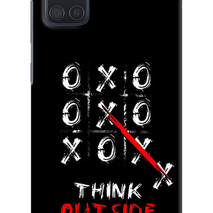 Think out of the BOX Samsung A71 Hard Case Back Cover by Casekaro
