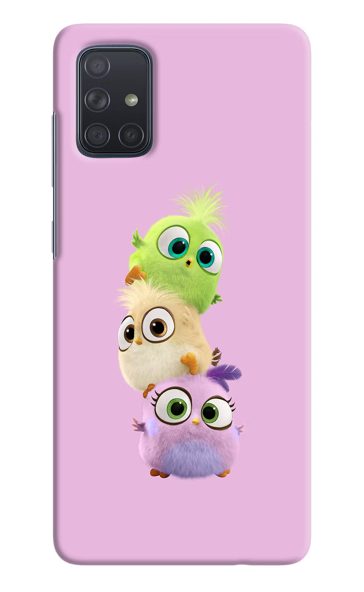 Cute Little Birds Samsung A71 Hard Case Back Cover by Casekaro