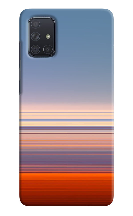 Morning Colors Samsung A71 Hard Case Back Cover by Casekaro