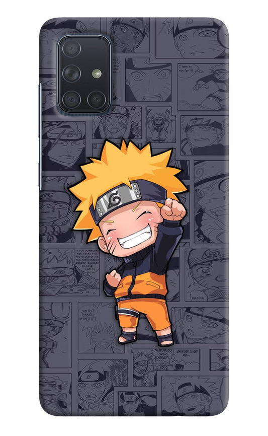 Chota Naruto Samsung A71 Hard Case Back Cover by Casekaro
