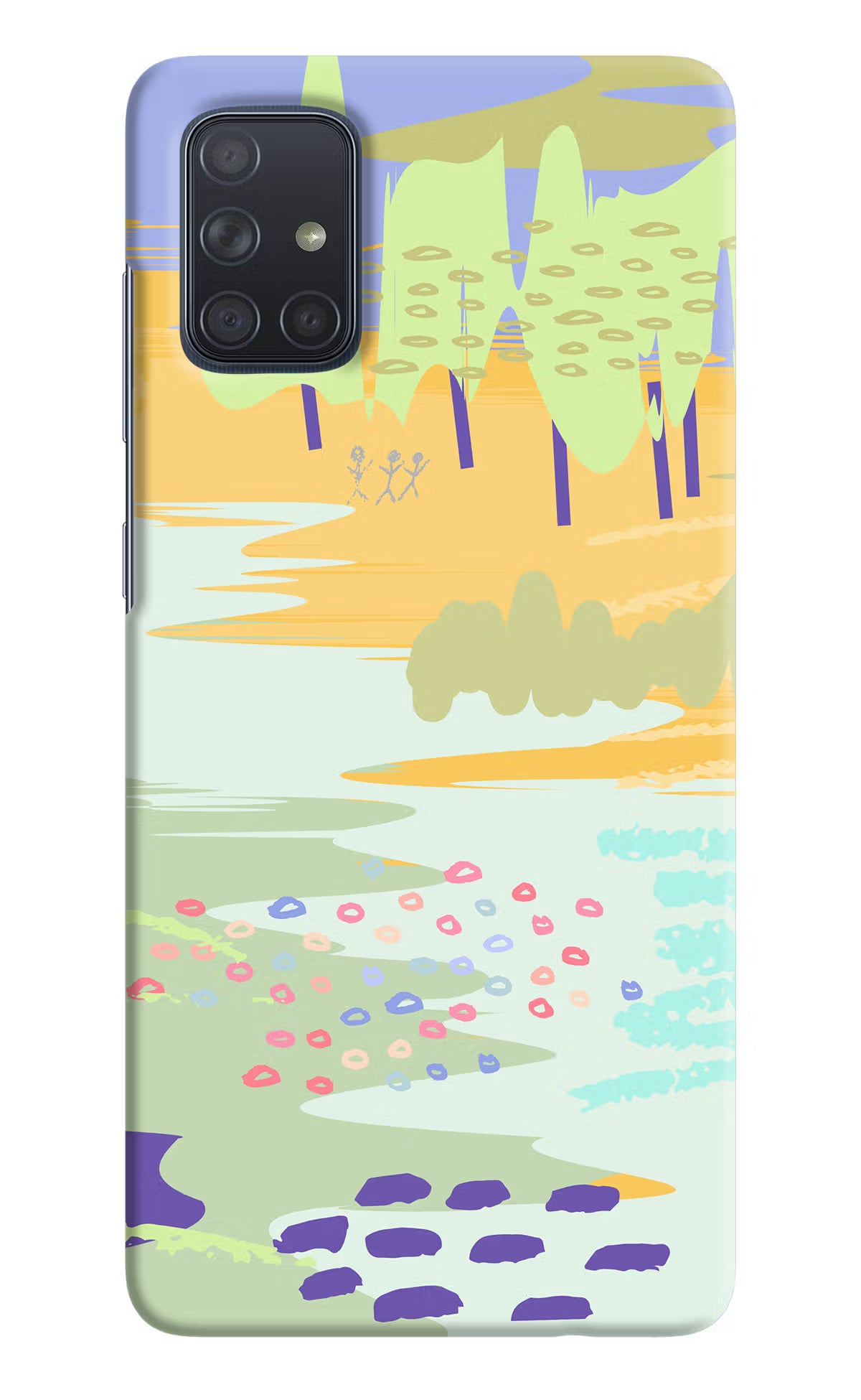 Scenery Samsung A71 Hard Case Back Cover by Casekaro