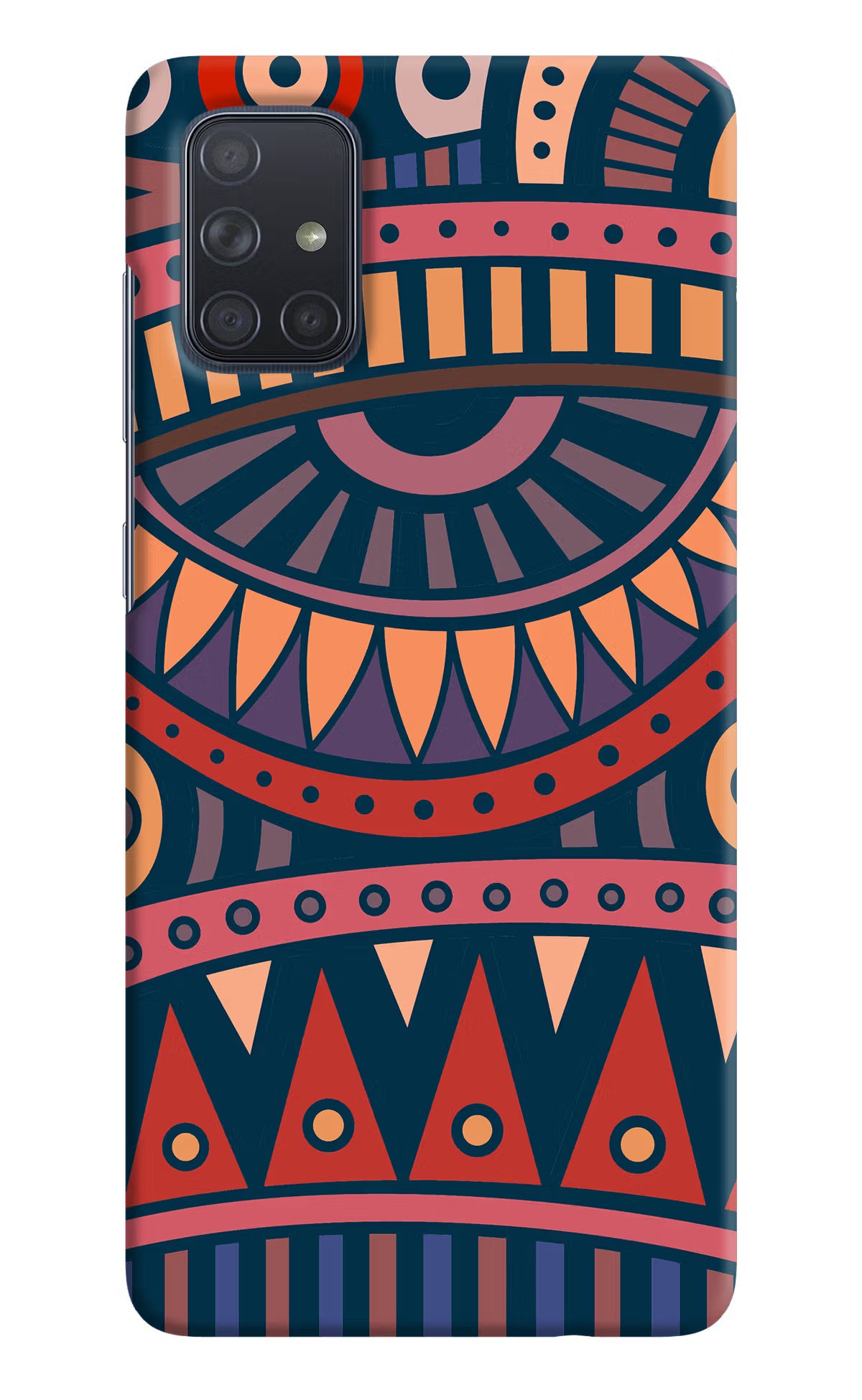 African Culture Design Samsung A71 Hard Case Back Cover by Casekaro