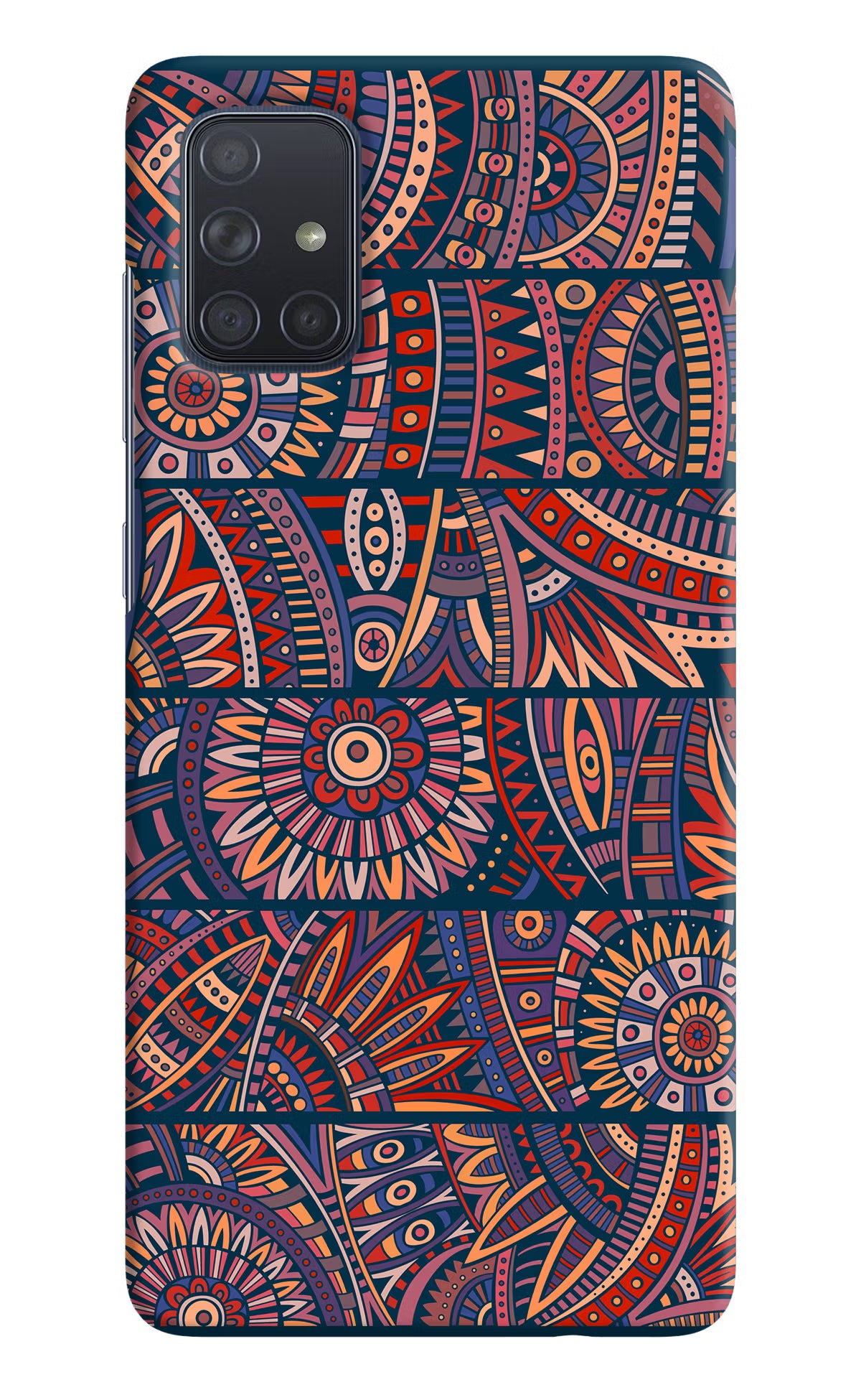 African Culture Design Samsung A71 Hard Case Back Cover by Casekaro