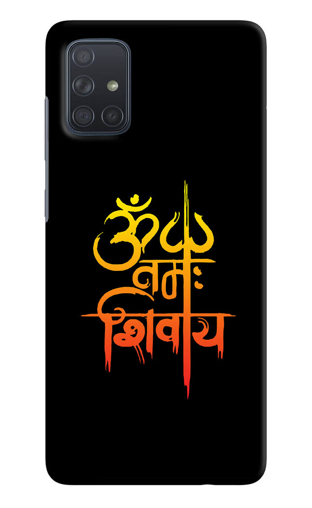 Om Namah Shivay Samsung A71 Hard Case Back Cover by Casekaro
