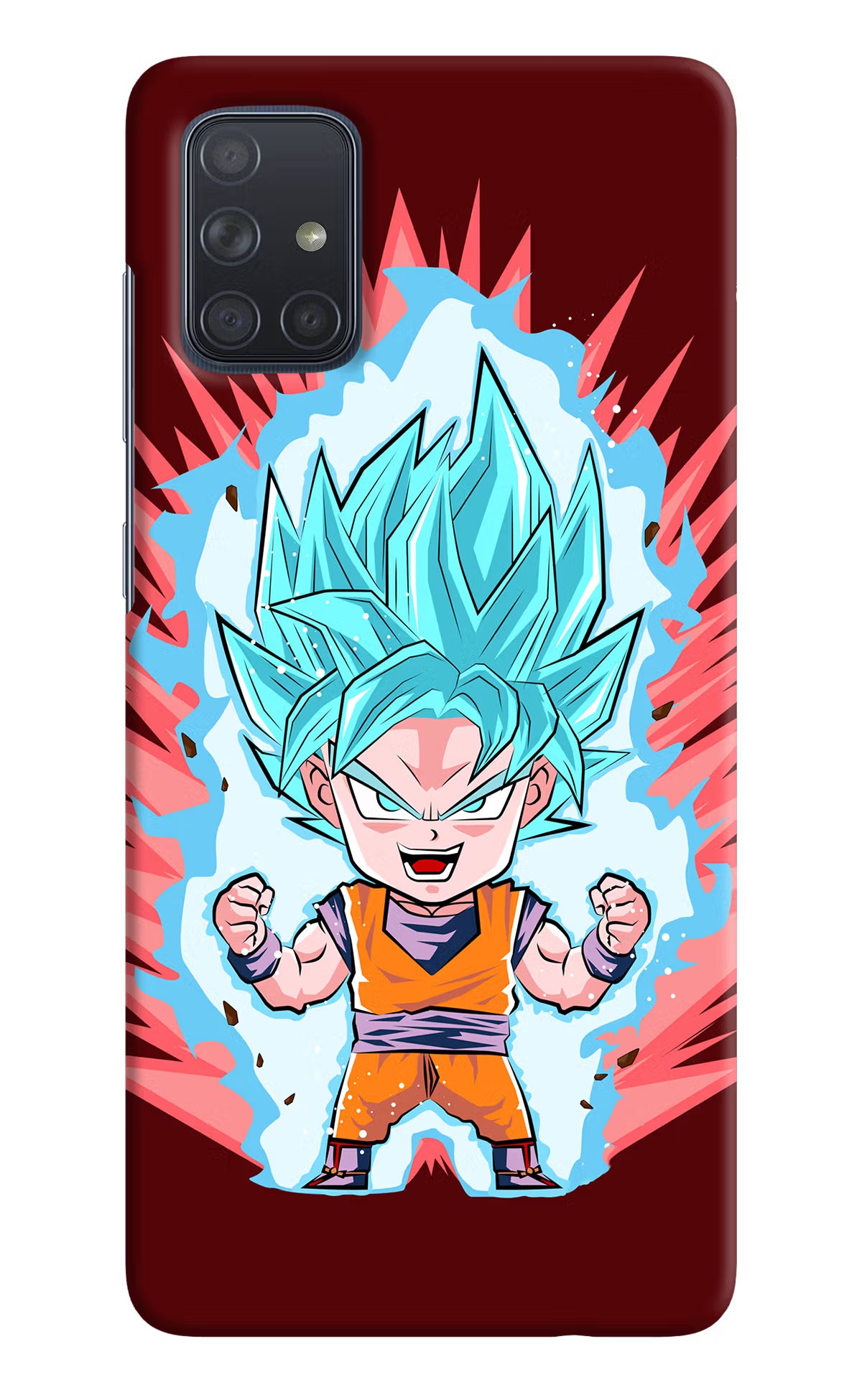 Goku Little Samsung A71 Hard Case Back Cover by Casekaro