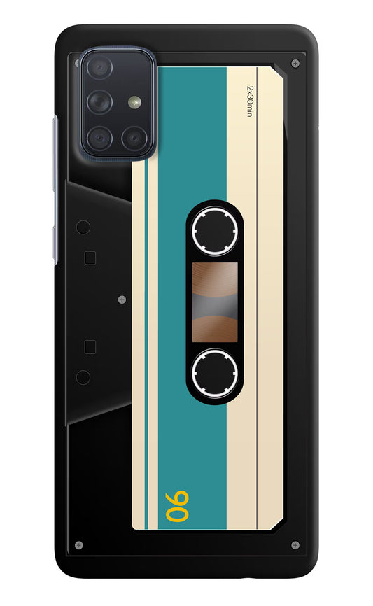 Cassette Samsung A71 Hard Case Back Cover by Casekaro