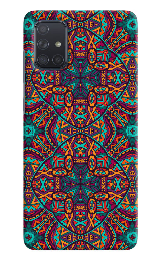 Colour Mandala Samsung A71 Hard Case Back Cover by Casekaro