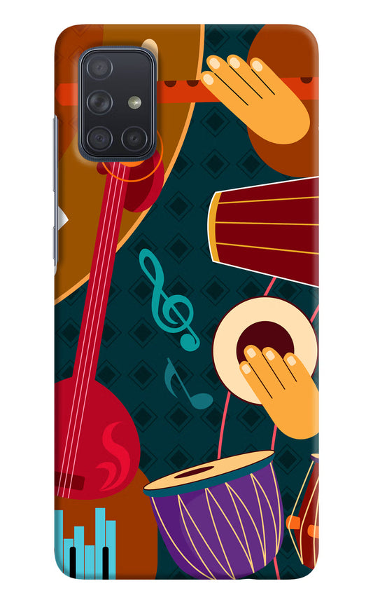 Music Instrument Samsung A71 Hard Case Back Cover by Casekaro