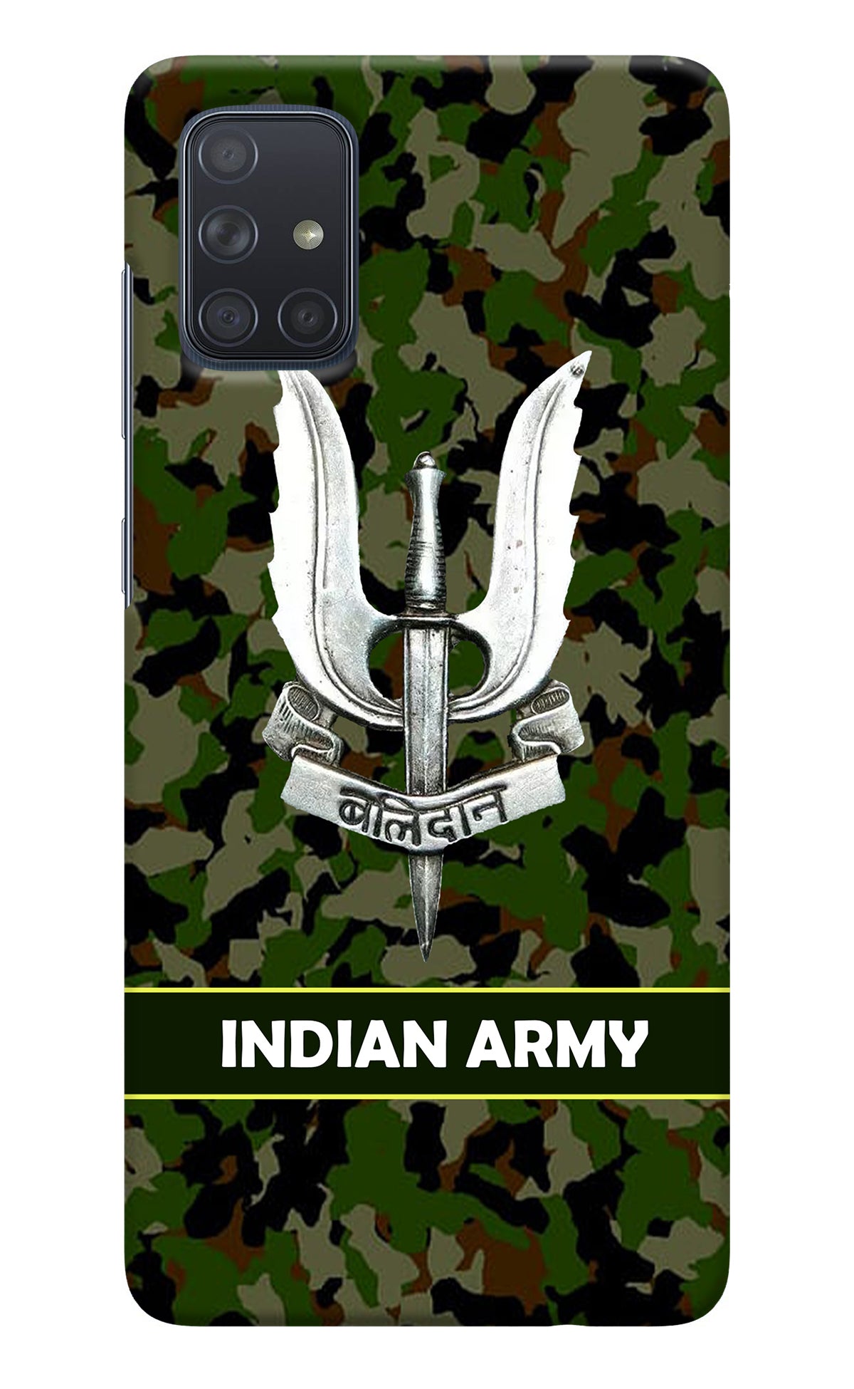 Balidan Indian Logo Samsung A71 Back Cover