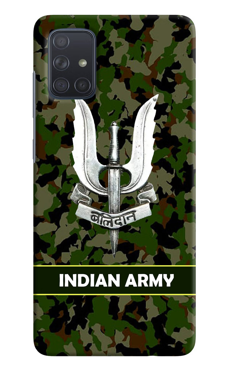 Balidan Indian Logo Samsung A71 Back Cover, Hard case