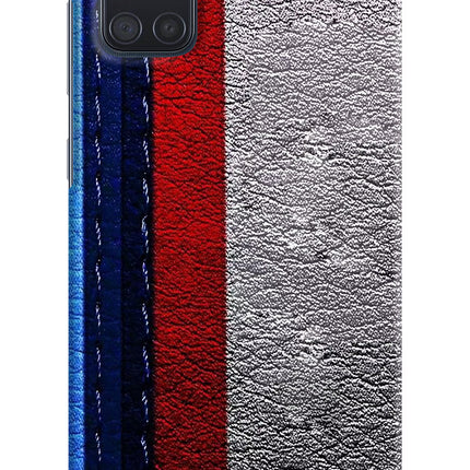 BMW Stripes Samsung A71 Hard Case Back Cover by Casekaro