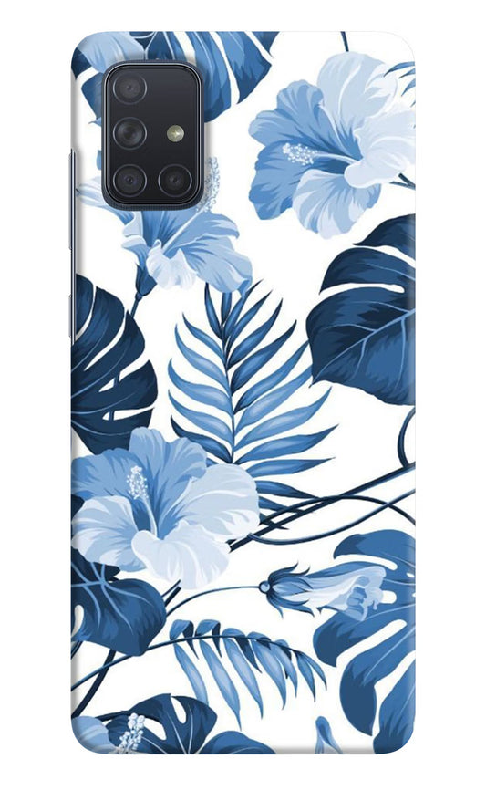 Fabric Art Samsung A71 Hard Case Back Cover by Casekaro