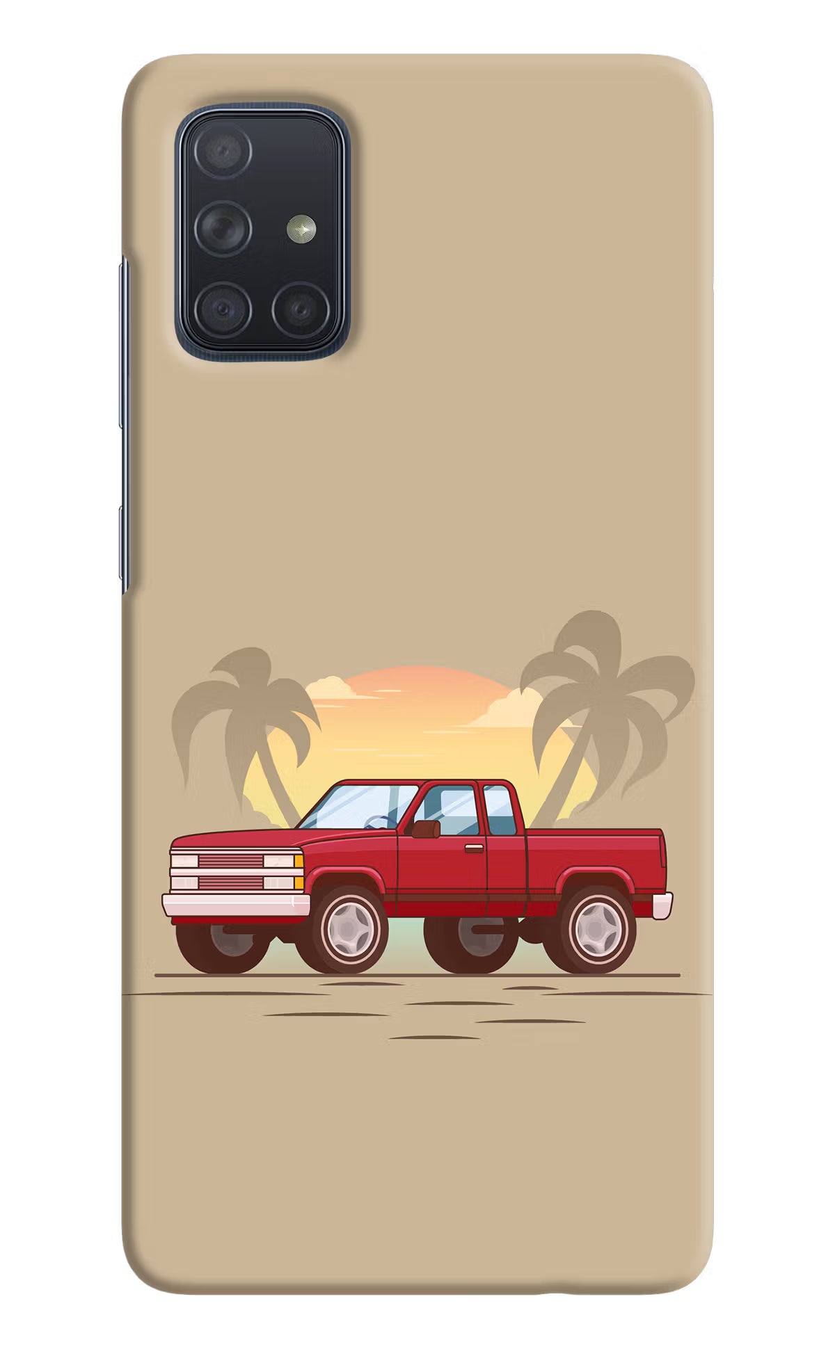 Desert Classic Drive Samsung A71 Hard Case Back Cover by Casekaro