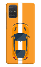 Highway Pursuit Samsung A71 Hard Case Back Cover by Casekaro