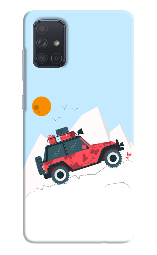 Mountain Trail Beast Samsung A71 Hard Case Back Cover by Casekaro