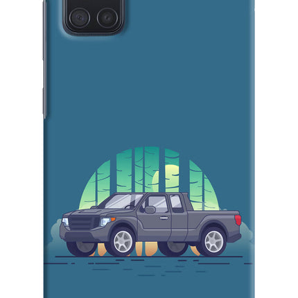 Retro Garage Vibe Samsung A71 Hard Case Back Cover by Casekaro