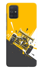 Track King Samsung A71 Hard Case Back Cover by Casekaro