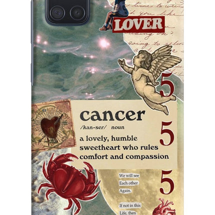 Cancer Zodiac Samsung A71 Hard Case Back Cover by Casekaro
