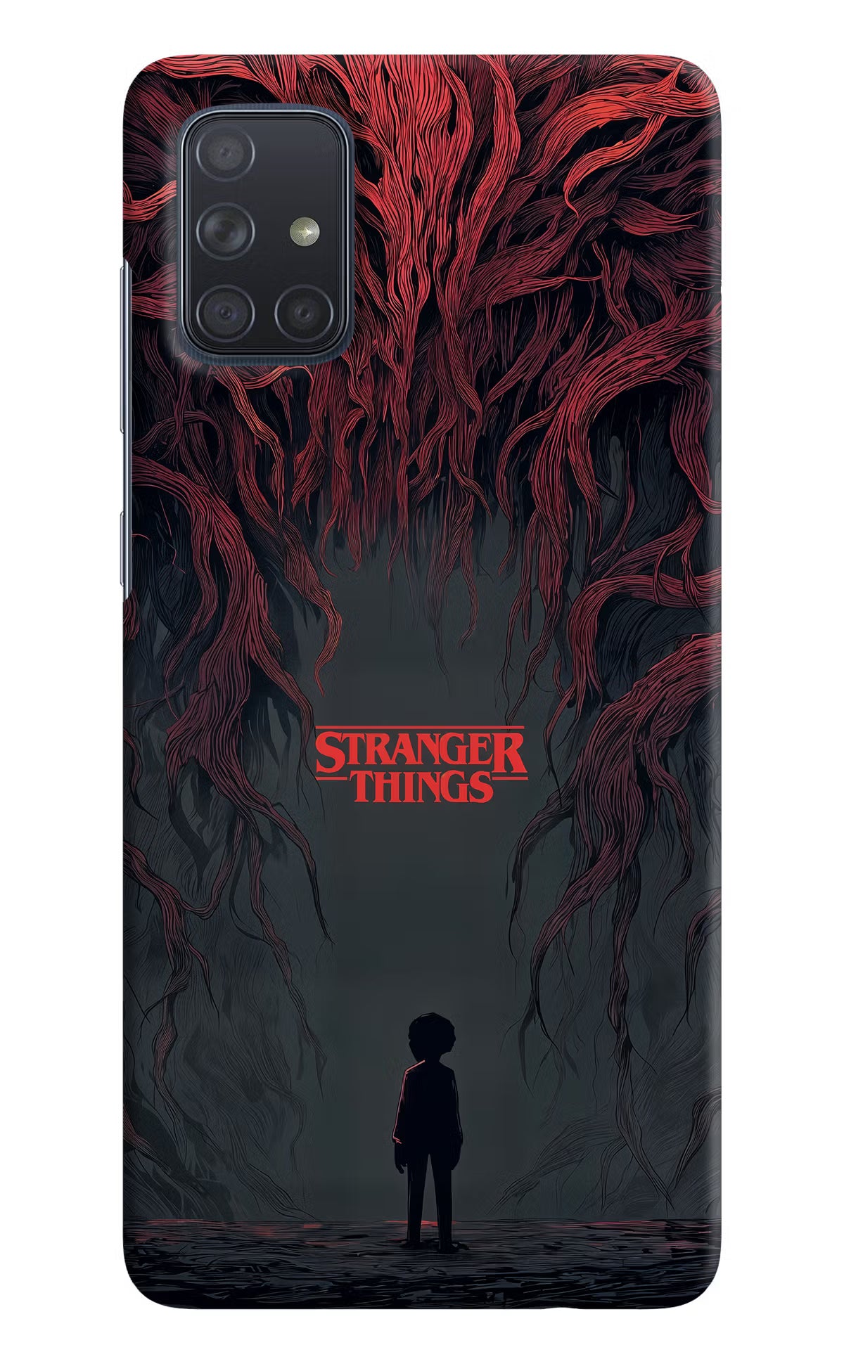 Ordinary Things Dark Side Samsung A71 Hard Case Back Cover by Casekaro