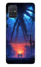 Ordinary Things Shadow Samsung A71 Hard Case Back Cover by Casekaro