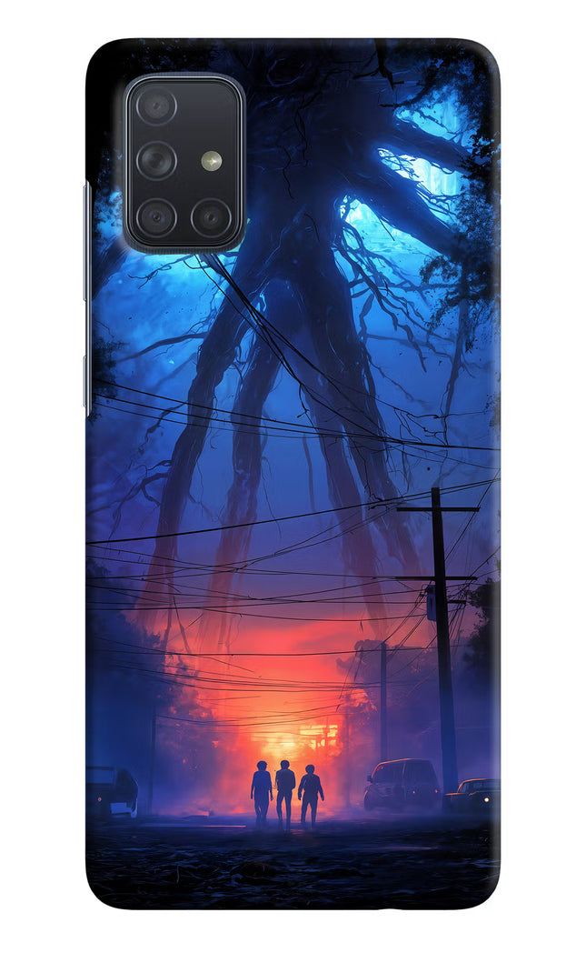 Ordinary Things Shadow Samsung A71 Hard Case Back Cover by Casekaro