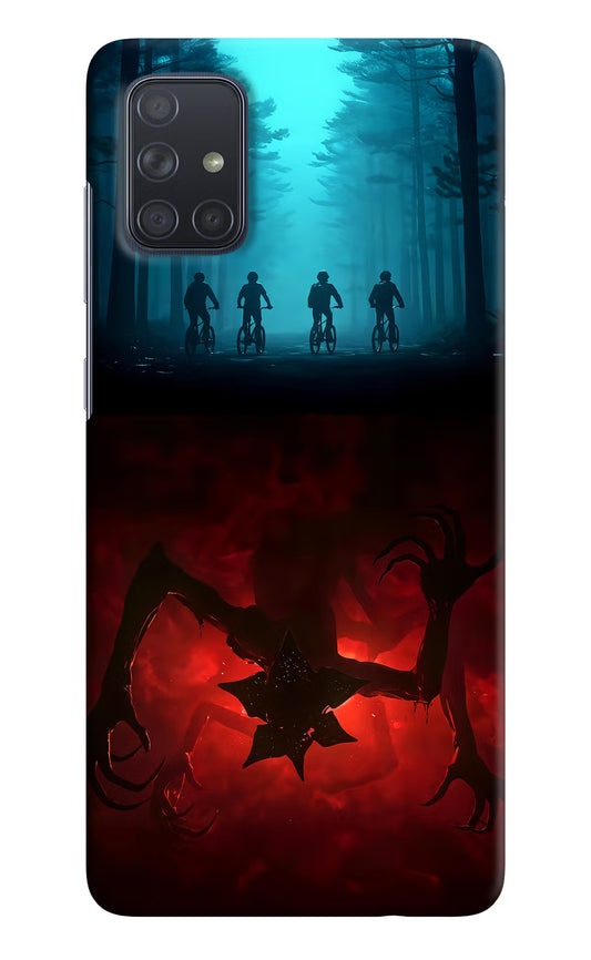 Ordinary Things Downside Up Samsung A71 Hard Case Back Cover by Casekaro