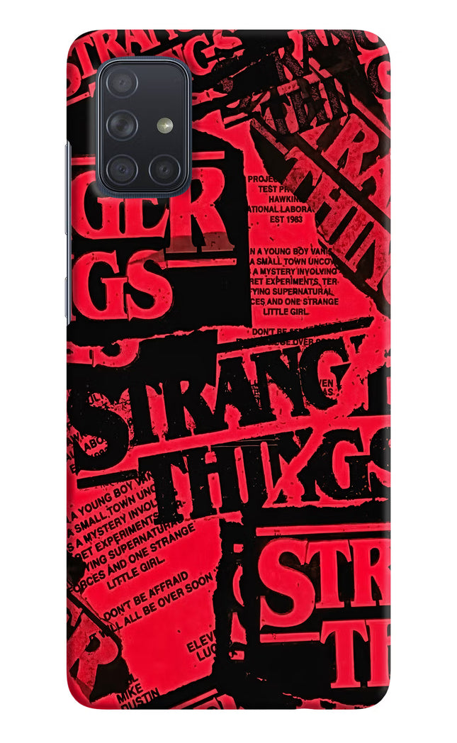 Ordinary Things Samsung A71 Hard Case Back Cover by Casekaro