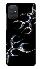 Chrome Tribal Samsung A71 Hard Case Back Cover by Casekaro